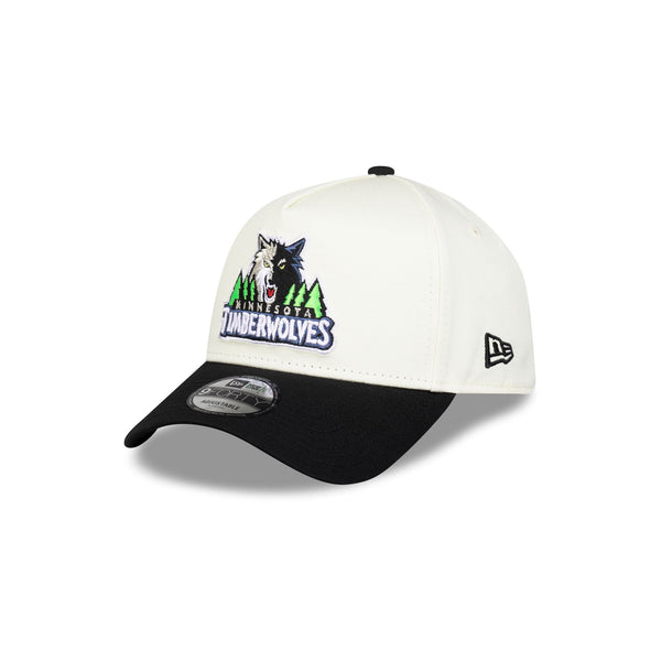 Minnesota Timberwolves Hardwood Classics 9FORTY A-Frame Snapback - 3QL
