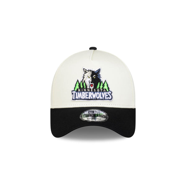 Minnesota Timberwolves Hardwood Classics 9FORTY A-Frame Snapback - F