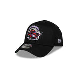 Toronto Raptors Hardwood Classics Black OTC 9FORTY A-Frame Snapback - 3QL