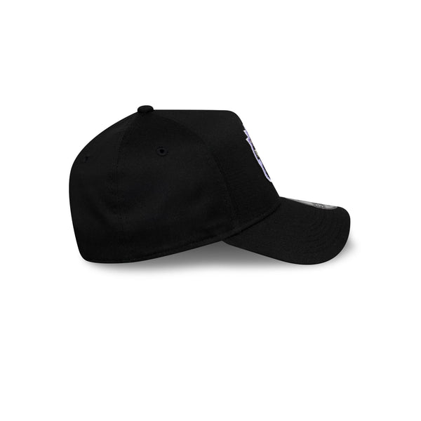 Toronto Raptors Hardwood Classics Black OTC 9FORTY A-Frame Snapback - RSIDE
