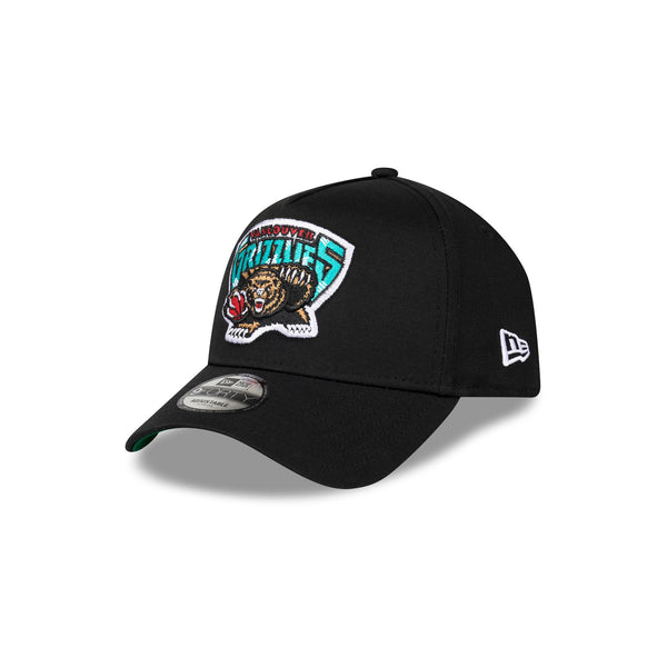 Vancouver Grizzlies Hardwood Classics Black OTC 9FORTY A-Frame Snapback - 3QL