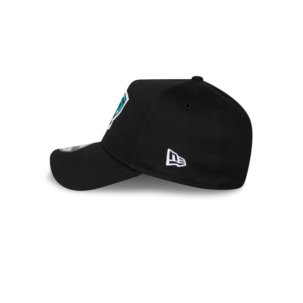Vancouver Grizzlies Hardwood Classics Black OTC 9FORTY A-Frame Snapback - LSIDE