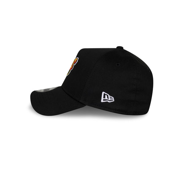 Seattle Supersonics Hardwood Classics Black OTC 9FORTY A-Frame Snapback - LSIDE