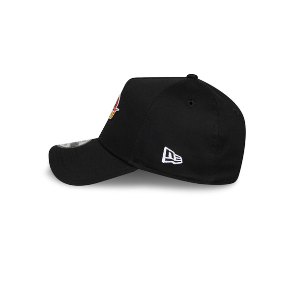 Golden State Warriors Hardwood Classics Black OTC 9FORTY A-Frame Snapback - LSIDE
