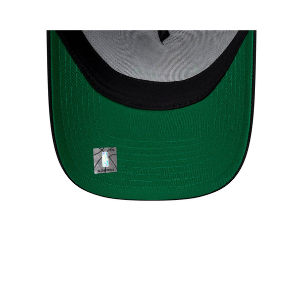 Minnesota Timberwolves Hardwood Classics Black OTC 9FORTY A-Frame Snapback - UV