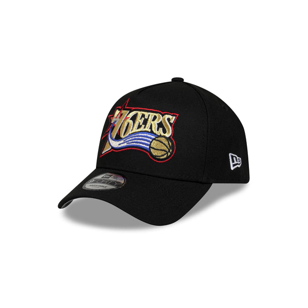 Philadelphia 76ers Hardwood Classics 9FORTY A-Frame Snapback - 3QL
