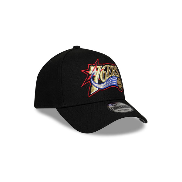 Philadelphia 76ers Hardwood Classics 9FORTY A-Frame Snapback - 3QR