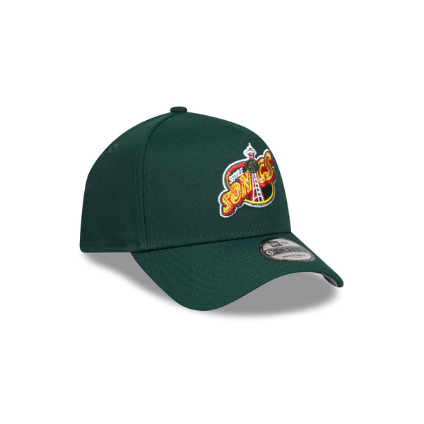 Seattle Supersonics Hardwood Classics 9FORTY A-Frame Snapback - 3QR