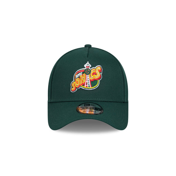 Seattle Supersonics Hardwood Classics 9FORTY A-Frame Snapback - F