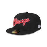 Chicago Bulls Hardwood Classics Black OTC 59FIFTY Fitted - 3QL