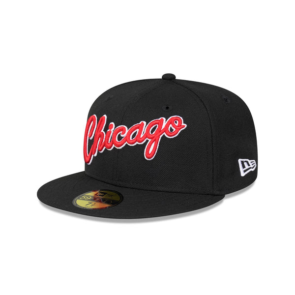 Chicago Bulls Hardwood Classics Black OTC 59FIFTY Fitted - 3QL
