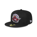 Toronto Raptors Hardwood Classics Black OTC 59FIFTY Fitted - 3QL