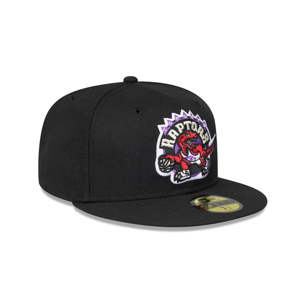 Toronto Raptors Hardwood Classics Black OTC 59FIFTY Fitted - 3QR