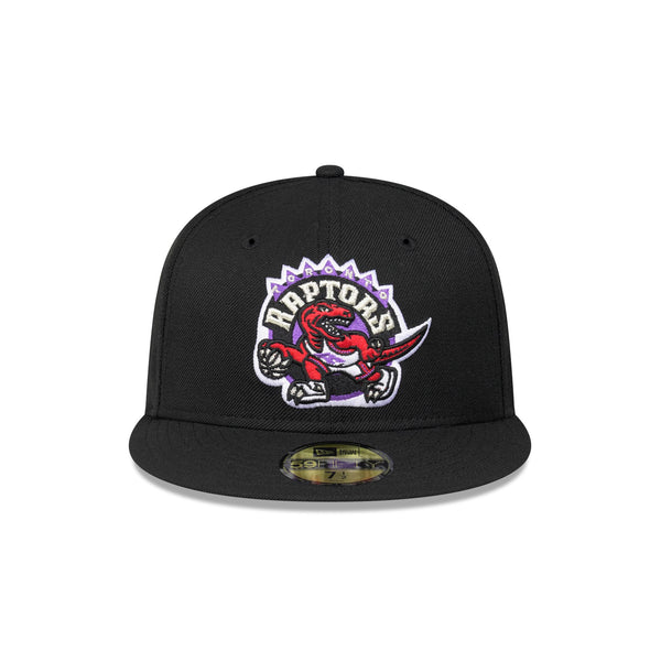 Toronto Raptors Hardwood Classics Black OTC 59FIFTY Fitted - F