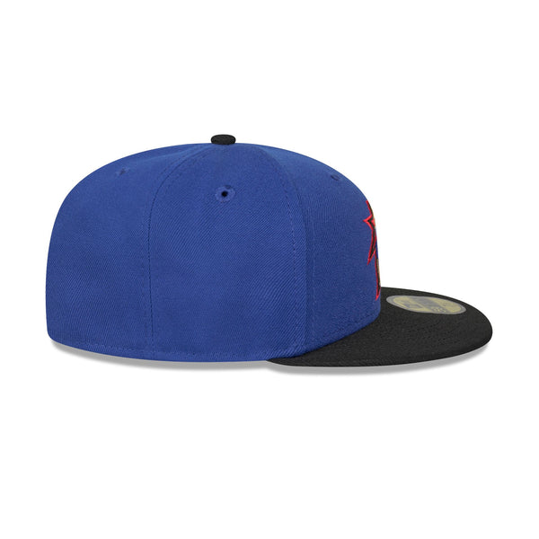 Philadelphia 76ers Hardwood Classics Two-Tone 59FIFTY Fitted - RSIDE
