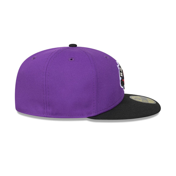 Toronto Raptors Hardwood Classics Two-Tone 59FIFTY Fitted - RSIDE