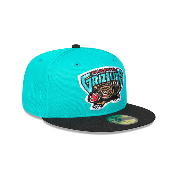 Vancouver Grizzlies Hardwood Classics Two-Tone 59FIFTY Fitted - 3QR