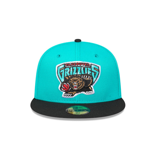 Vancouver Grizzlies Hardwood Classics Two-Tone 59FIFTY Fitted - F