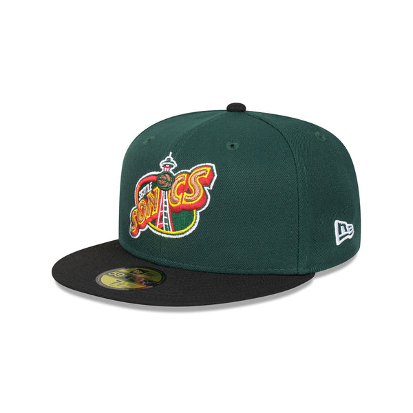 Seattle Supersonics Hardwood Classics Two-Tone 59FIFTY Fitted - 3QL