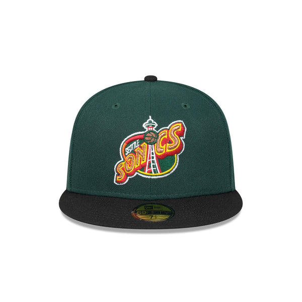 Seattle Supersonics Hardwood Classics Two-Tone 59FIFTY Fitted - F