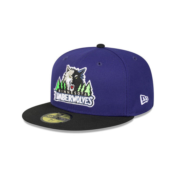 Minnesota Timberwolves Hardwood Classics Two-Tone 59FIFTY Fitted - 3QL