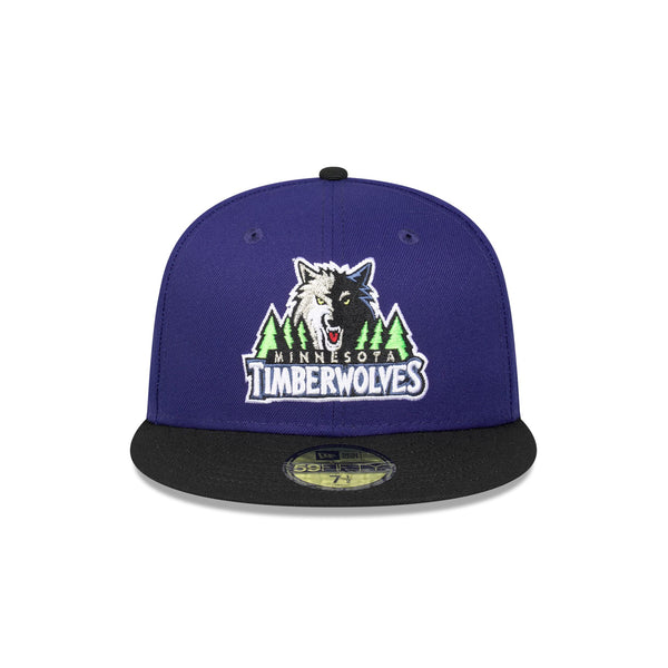 Minnesota Timberwolves Hardwood Classics Two-Tone 59FIFTY Fitted - F
