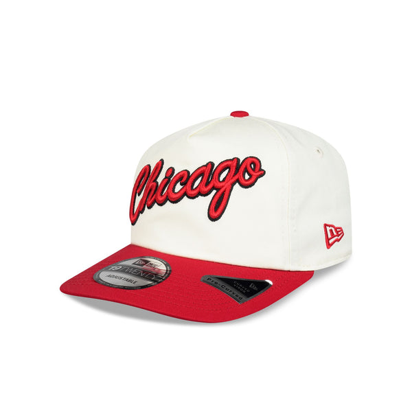 Chicago Bulls Hardwood Classics Two-Tone Chrome 19TWENTY Snapback - 3QL
