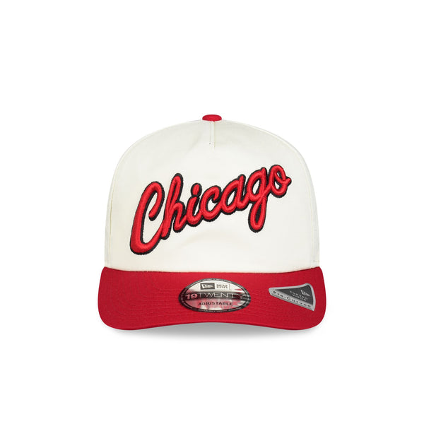 Chicago Bulls Hardwood Classics Two-Tone Chrome 19TWENTY Snapback - F