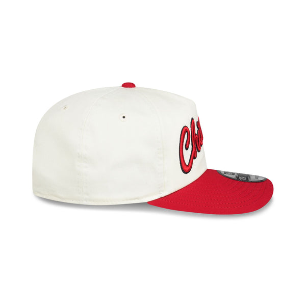 Chicago Bulls Hardwood Classics Two-Tone Chrome 19TWENTY Snapback - RSIDE