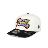 Philadelphia 76ers Hardwood Classics Two-Tone Chrome 19TWENTY Snapback - 3QL