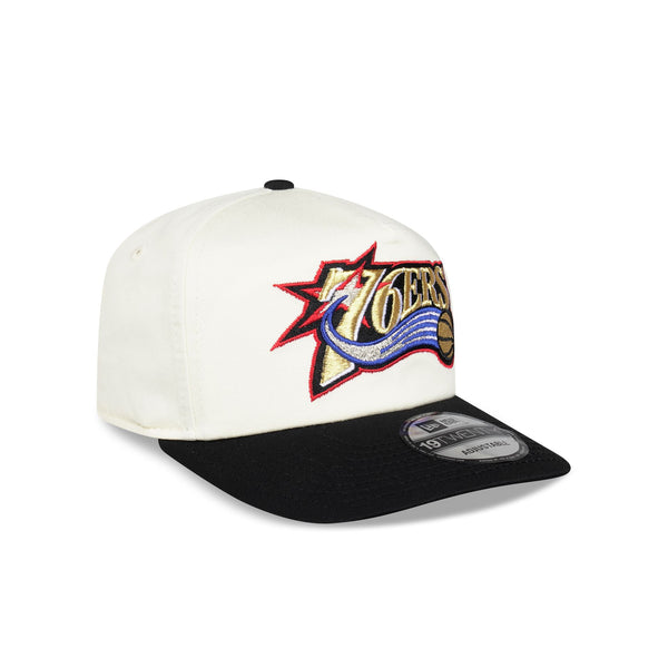 Philadelphia 76ers Hardwood Classics Two-Tone Chrome 19TWENTY Snapback - 3QR