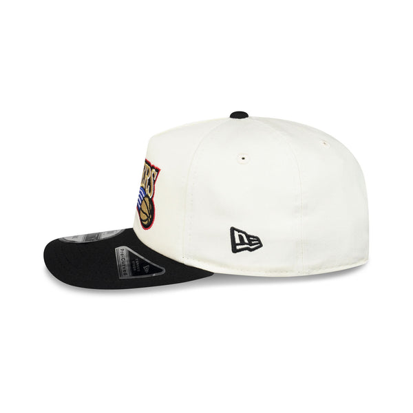 Philadelphia 76ers Hardwood Classics Two-Tone Chrome 19TWENTY Snapback - LSIDE