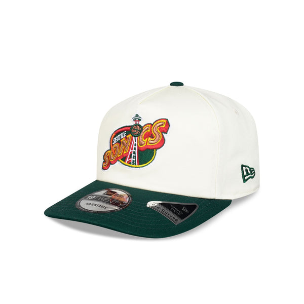 Seattle Supersonics Hardwood Classics Two-Tone Chrome 19TWENTY Snapback - 3QL