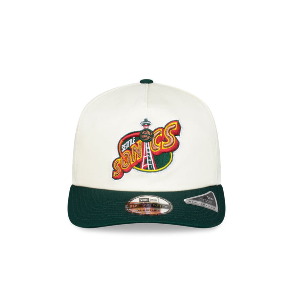 Seattle Supersonics Hardwood Classics Two-Tone Chrome 19TWENTY Snapback - F