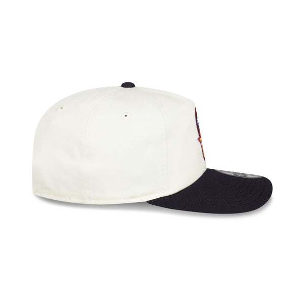 Golden State Warriors Hardwood Classics Two-Tone Chrome 19TWENTY Snapback - RSIDE