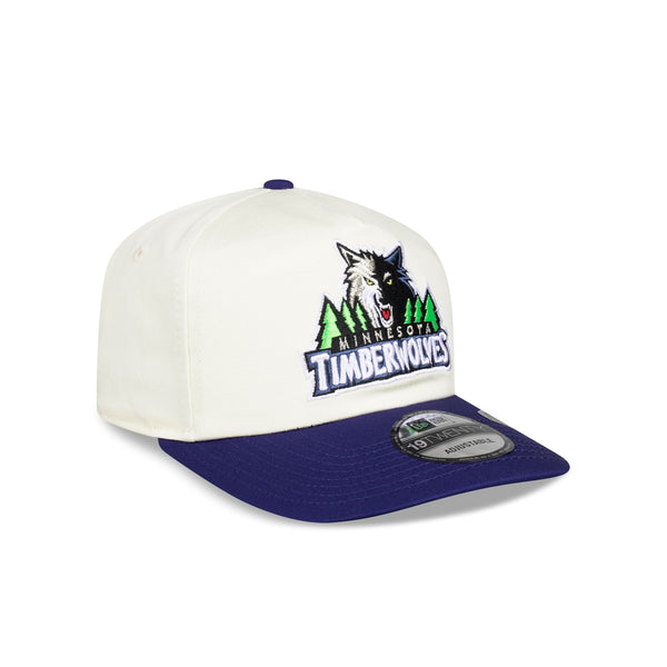 Minnesota Timberwolves Hardwood Classics Two-Tone Chrome 19TWENTY Snapback - 3QR