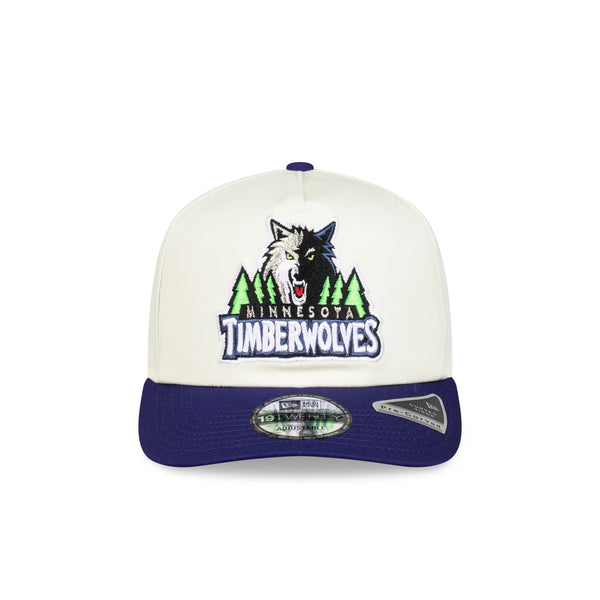 Minnesota Timberwolves Hardwood Classics Two-Tone Chrome 19TWENTY Snapback - F