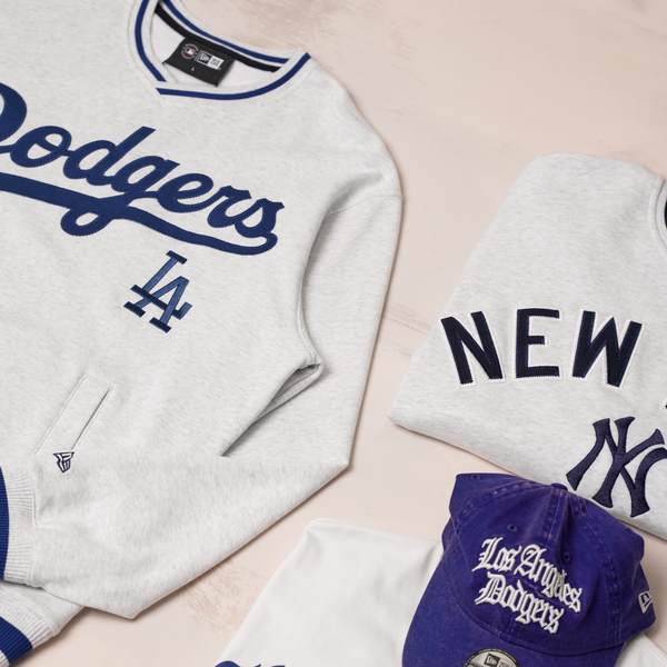 Los Angeles Dodgers Varsity Press V-Neck Sweater