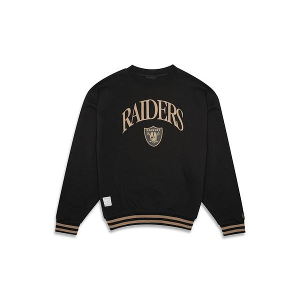 Las Vegas Raiders Surplus Black Crewneck Sweatshirt New Era