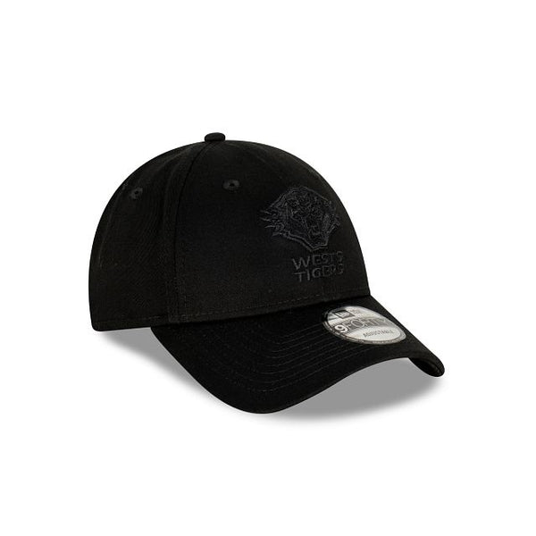 Wests Tigers Black on Black 9FORTY Snapback