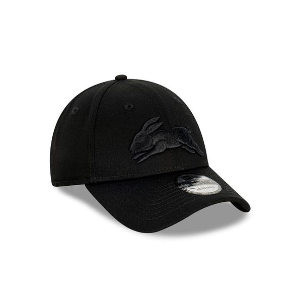 South Sydney Rabbitohs Black on Black 9FORTY Snapback