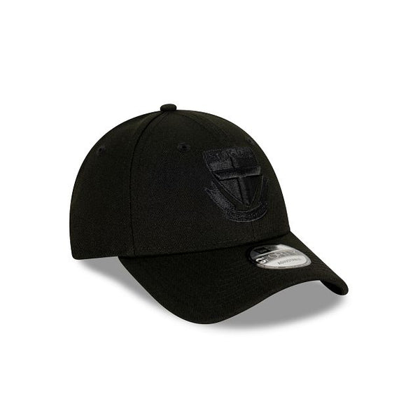 St. Kilda Saints Black on Black 9FORTY Snapback