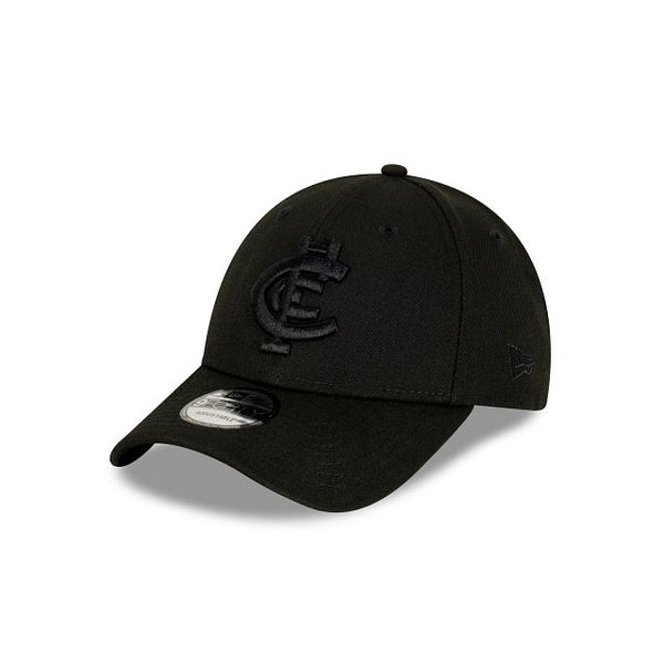 Carlton Blues Black on Black 9FORTY Snapback New Era