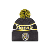 Richmond Tigers Official Team Colours Beanie with Pom New Era