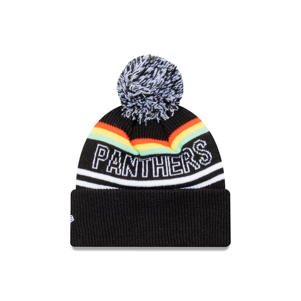 Penrith Panthers Official Team Colours Beanie with Pom