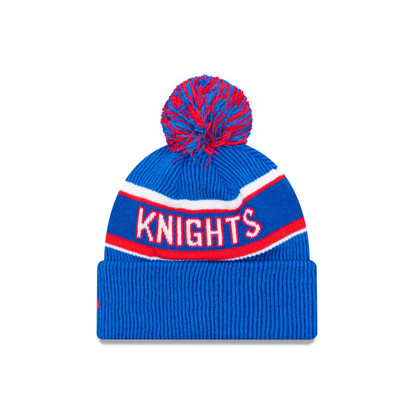 Newcastle Knights Official Team Colours Beanie with Pom