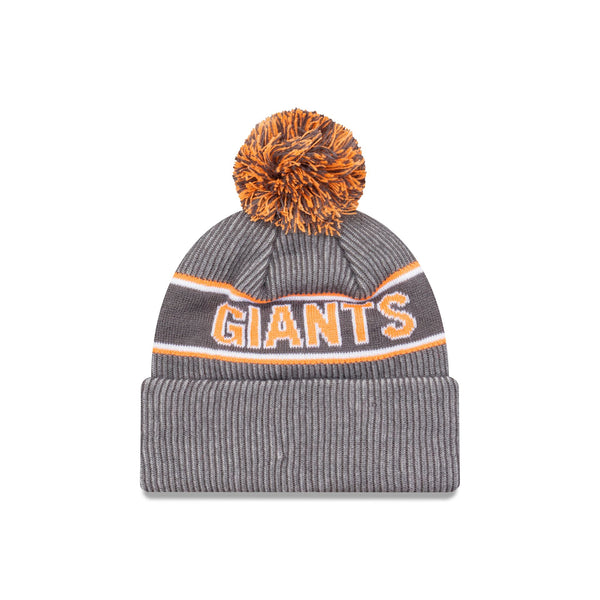 Greater Western Sydney Giants Official Team Colours Beanie with Pom
