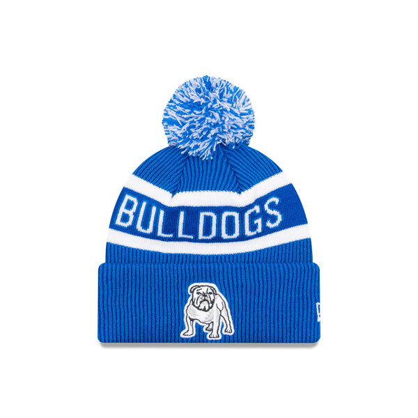 Canterbury Bankstown Bulldogs Official Team Colours Beanie with Pom New Era