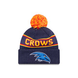 Adelaide Crows Official Team Colours Beanie with Pom New Era