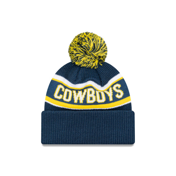 North Queensland Cowboys Official Team Colours Beanie with Pom